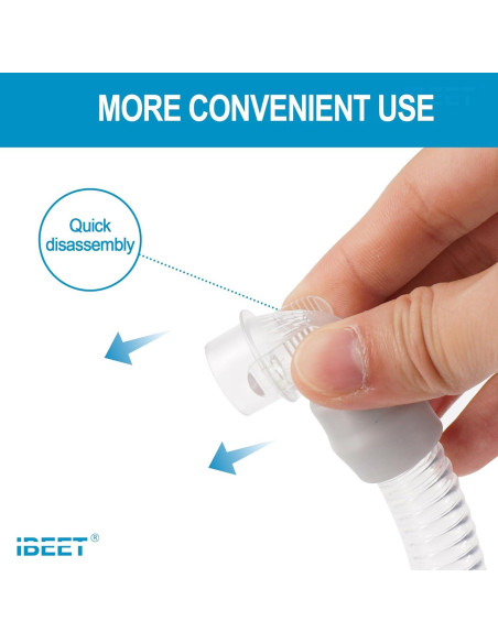 Tubo Corto IBEET para Máscara Nasal Wisp - 22 mm