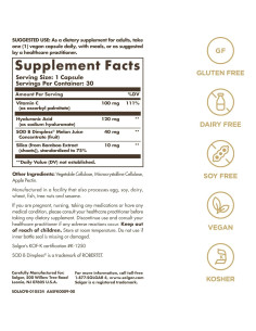 Solgar Luchador Celulitis 30 Porciones Ácido Hialurónico 2