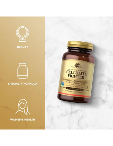 Solgar Luchador Celulitis 30 Porciones Ácido Hialurónico