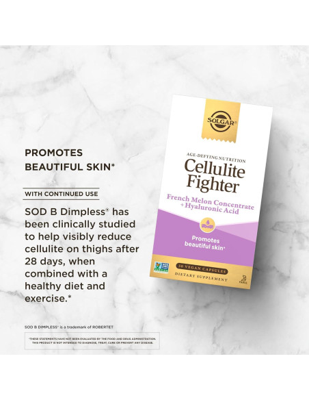 Solgar Luchador Celulitis 30 Porciones Ácido Hialurónico