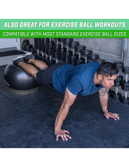 Base de Pelota de Fitness GoSports Hub 360 - Carbón - Estabilidad