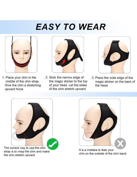 Correa Anti Ronquidos Forzacx - Transpirable y Cómoda