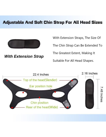 Correa Anti Ronquidos Forzacx - Transpirable y Cómoda
