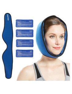 Bodyprox Paquete de Hielo Facial Ajustable para Alivio del Dolor