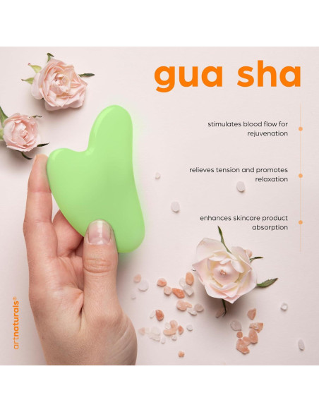 Aceite Bio de Vitamina E ArtNaturals 248ml + Set Gua Sha