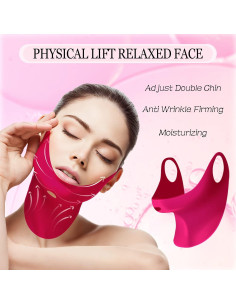 5 Piezas Máscara Facial V-Line Wyman Reductor Doble Mentón 2