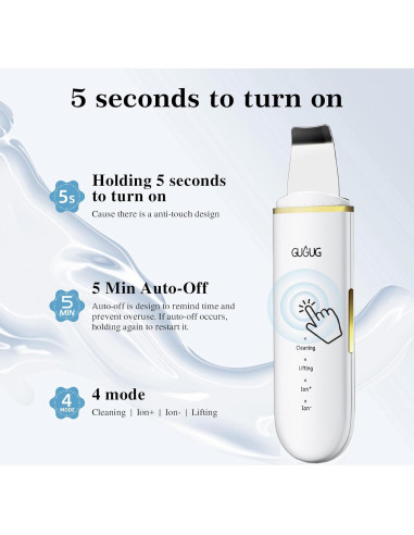 Espátula Facial GUGUG BS-357 Limpiadora de Puntos Negros