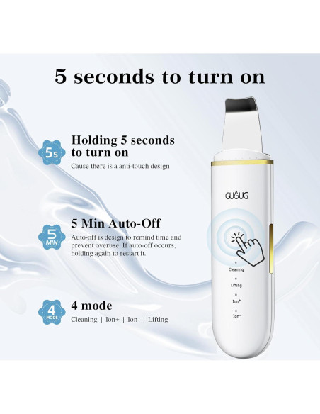 Espátula Facial GUGUG BS-357 Limpiadora de Puntos Negros