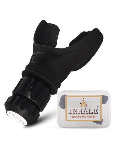 Entrenador Respiratorio Inhale | Dispositivo Compacto con Resistencia Ajustable