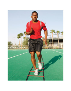 Escalera de Agilidad GoFit 4.57m - Entrenamiento Velocidad Rojo 2