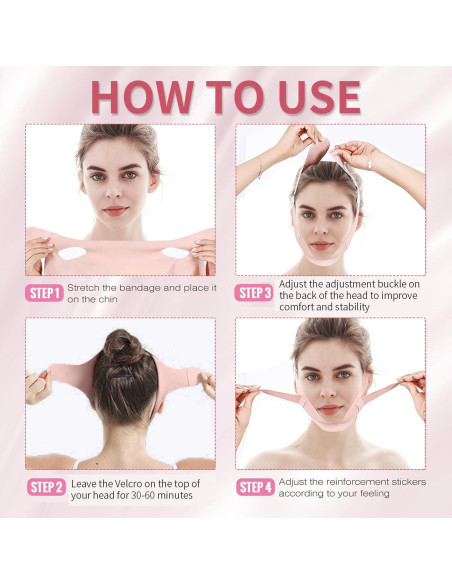 Cinta Facial V InfiniteRelax para Elevación y Mandíbula