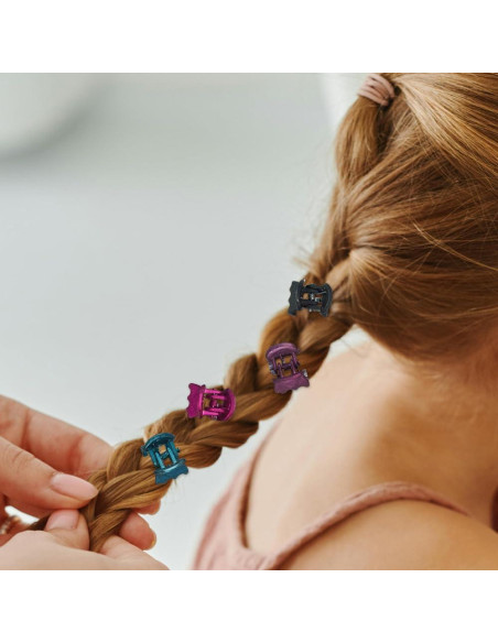 50 Mini Clips de Garra para Cabello Yongdeli Color Mate