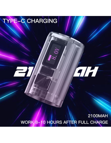 Máquina de Tatuaje Inalámbrica Wormhole HP67-B con Pantalla LED