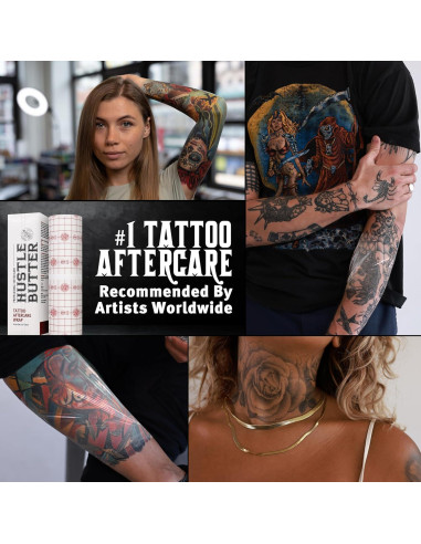 Hustle Butter Envoltura para Tatuajes 15.24x3.71cm - Rollo Adhesivo