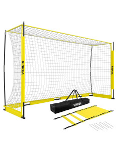 Portería de Fútbol Plegable RINREA 3.66x1.83m con Bolsa
