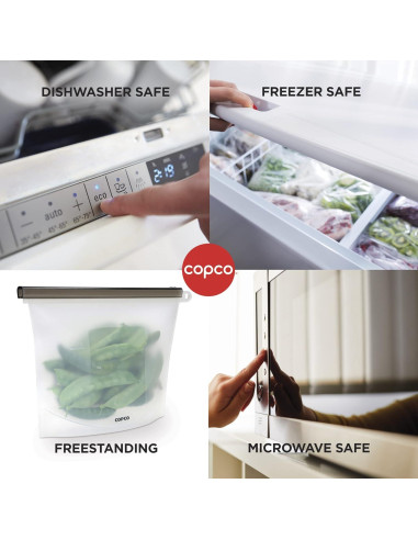 Bolsa de Almacenamiento Silicona Reutilizable Copco 1500 ml
