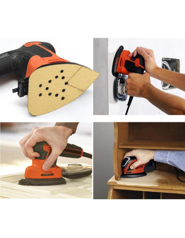 LotFancy Almohadillas de Lijado 50PCS 60-220 Grano para Lijadora