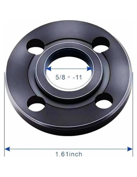 4 Piezas Tuerca de Bloqueo Brida Exterior ZLLITONS 5/8"-11