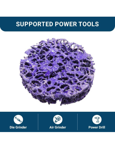 Discos de Lijado 2" Benchmark Abrasives Nylon Tipo R - Paquete de 10