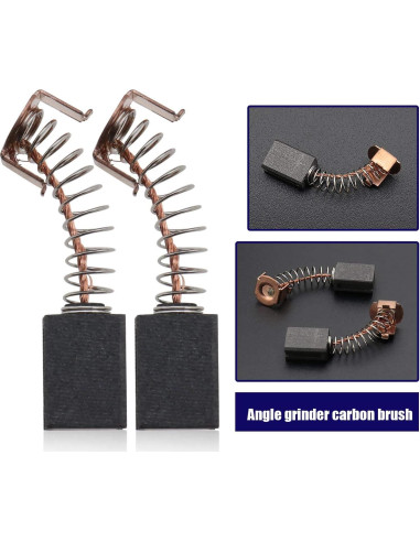 Escobillas de Carbón Crear Idea 2 Pares 12x8x5mm para Amoladora