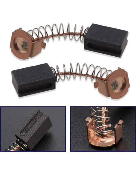Escobillas de Carbón Crear Idea 2 Pares 12x8x5mm para Amoladora