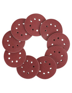 Discos de Lijado WORKPRO 80 Piezas 12,7 cm 60-400 Granos