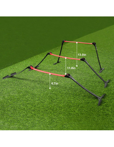 Conjunto de Vallas Ajustables y Escalera de Agilidad Xerceo SH01