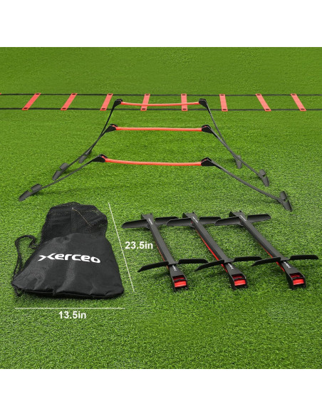 Conjunto de Vallas Ajustables y Escalera de Agilidad Xerceo SH01