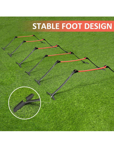 Conjunto de Vallas Ajustables y Escalera de Agilidad Xerceo SH01