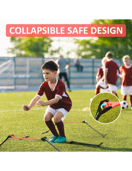 Conjunto de Vallas Ajustables y Escalera de Agilidad Xerceo SH01