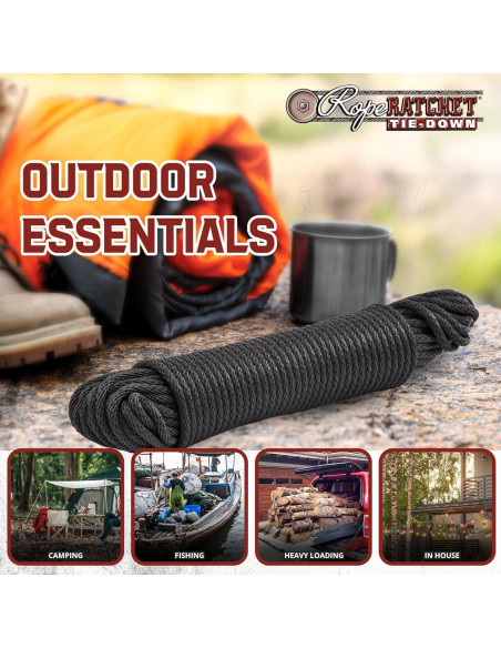 Cuerda de Polipropileno Rope Ratchet 15,24 m Resistente