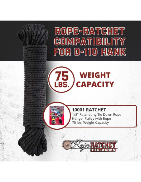 Cuerda de Polipropileno Rope Ratchet 15,24 m Resistente