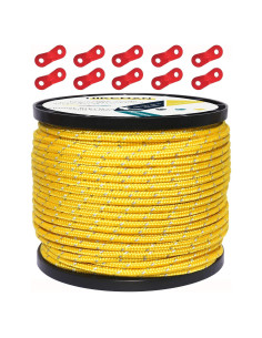Cuerda Reflectante HIKEMAN 50m Nylon 4mm para Camping