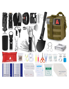 Kit de Supervivencia Furaso 257 Piezas con Primeros Auxilios