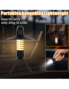 Linterna Camping LED LAFORERY DQ312 2000mAh Impermeable 2