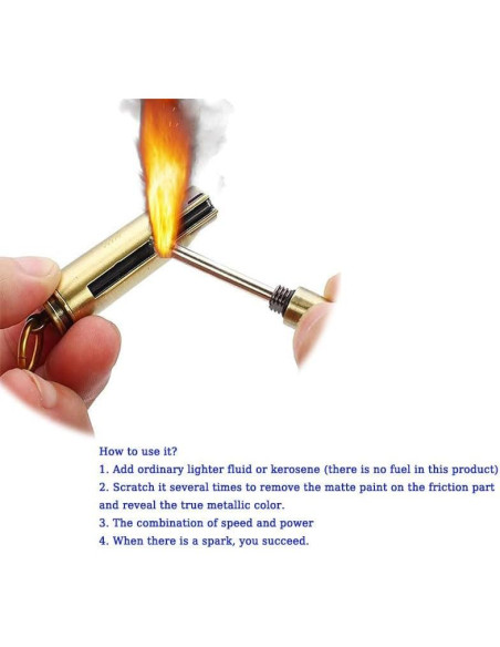 Encendedor de Fósforos Impermeable Maollaa, Kit Portátil 10000 Usos