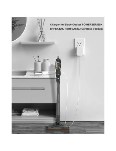 Cargador para Aspiradora Black+Decker POWERSERIES+ 1.80m
