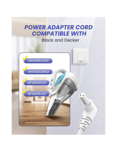 Cargador 15V Black & Decker Dustbuster HHVI320JR02
