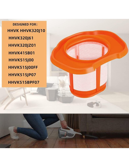 Paquete de 4 Filtros Chuancheng para BLACK+DECKER HHVKF10