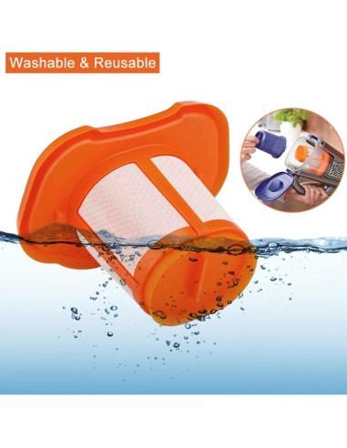 Paquete de 4 Filtros Chuancheng para BLACK+DECKER HHVKF10