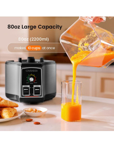 Licuadora CRANDDI K85 2,2L 1500W 9 Velocidades Gris 2