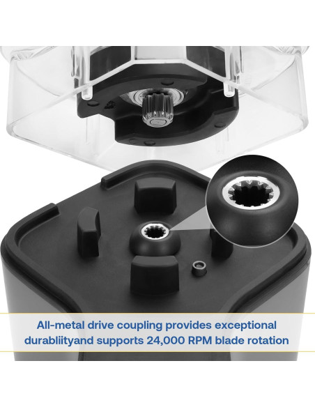 Licuadora CRANDDI K85 2,2L 1500W 9 Velocidades Gris