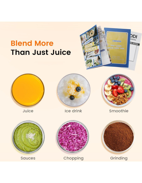 Licuadora CRANDDI K85 2,2L 1500W 9 Velocidades Gris