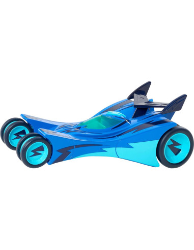 Vehículo PJ Masks Pop-A-Wheelie Cat-Car Just Play con Luces