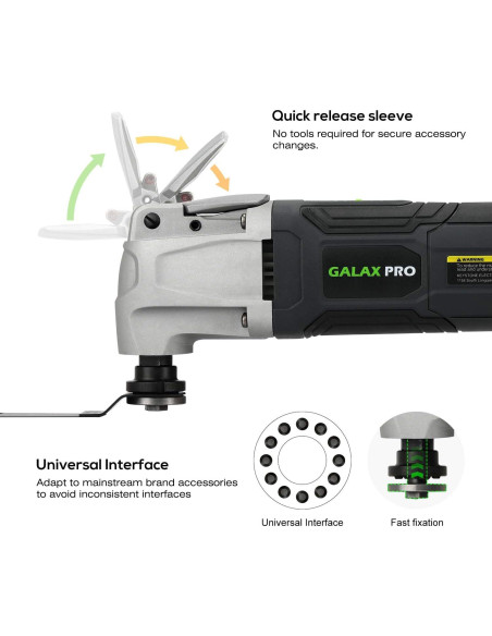 Multiherramienta Oscilante GALAX PRO 86225 28 Accesorios