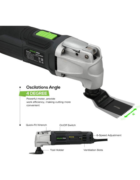 Multiherramienta Oscilante GALAX PRO 86225 28 Accesorios