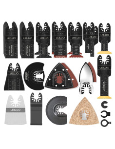 Kit de Cuchillas Multiherramienta LEILUO 112 Pcs Accesorios