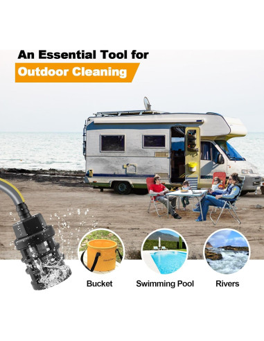 Lavadora a Presión Inalámbrica Vkndoynt 2000 PSI 5.0Ah