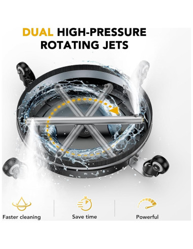 Limpiador de Superficies EVEAGE 36.83 cm para Lavadora a Presión