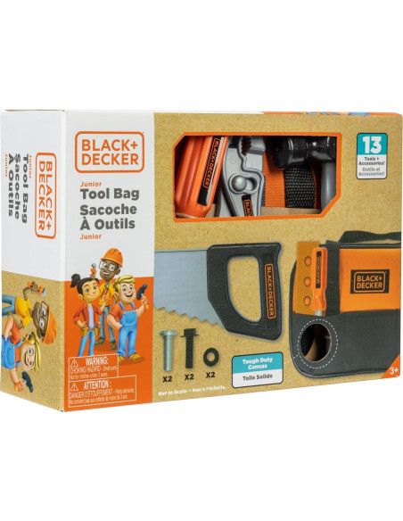 Juego de Herramientas Black+Decker Junior 13 Piezas